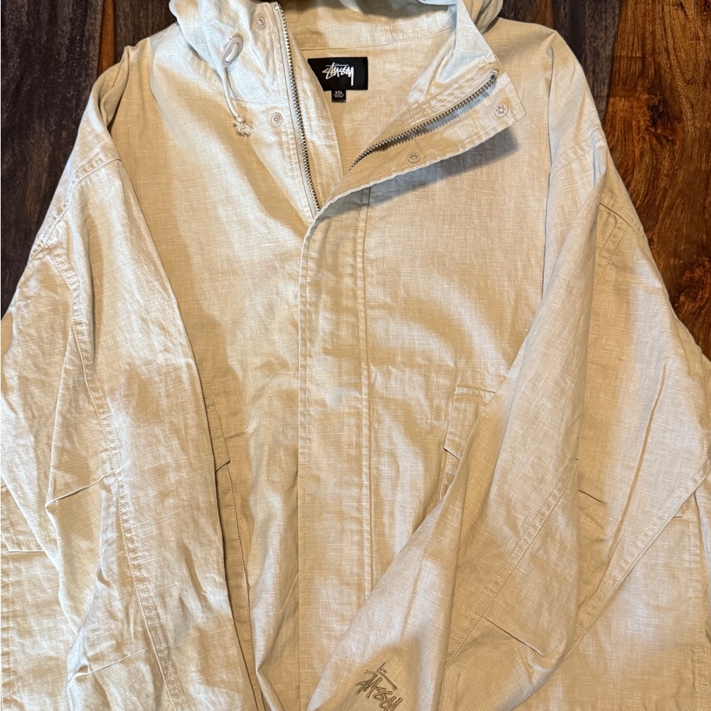 Stussy Wax Linen Parka